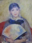 Young Women with a Fan renoir